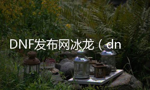 DNF发布网冰龙（dnf冰龙是哪个版本）